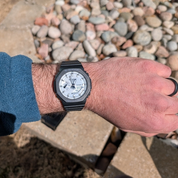 G-Shock "Casioak" Black and White GA-2100 - Picture 12 of 12